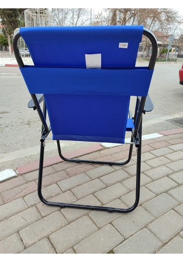 Lüks Plaj Kamp Piknik Sandalyesi Mavi