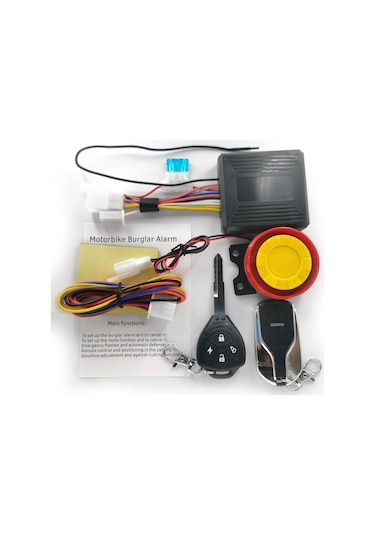 Motosiklet Hırsızlık Önleme Alarm Sistemi Kablosuz Uzaktan Motor Çalıştırma Durdurma Uzaktan Kumandalı Anahtar Modülü 12 V Motosiklet İçin Korna