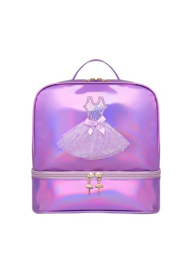 Suntek Bale Dans Sırt Çantası Günlük Spor Jimnastiği Için Mor