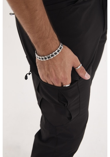 Camp532 Outdoor Tactical Su İticili Likralı Yazlık Erkek Taktik Pantolon Siyah