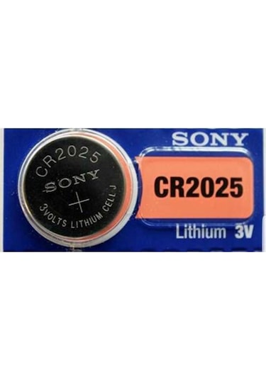 Sony-Murata-Maxell Cr 2025 Pil 3V Lithium Hafıza Bios Garaj