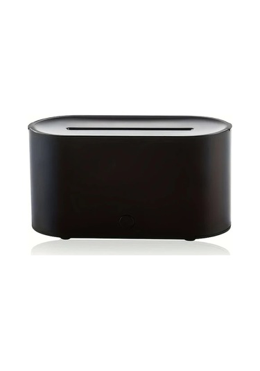 Techbloom Ultra Sessiz Alevli Aromaterapi Difüzör Dark Wood Grain Usb Güçlü Ayarlanabilir Parlaklık Ev Yatak Odası Ofis Ahşap