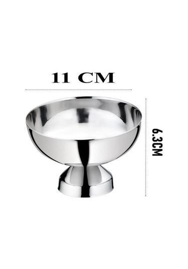 Pilav Kalıbı Helva Kalıbı Paslanmaz Çelik 11 Cm Ölçü Kalıbı Gümüş