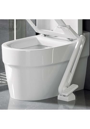 Trendooze Klozet Kaldırıcı Pedalı Evrensel Fotoselli Beyaz Banyo Kullanımı İçin Beyaz