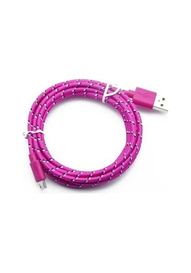 Tongxida 3m/2m/1m Mikro Usb 2.4a Hızlı Şarj & Veri同步 Kablosu - Rose Red - Mobil Cep Telefonu İçin