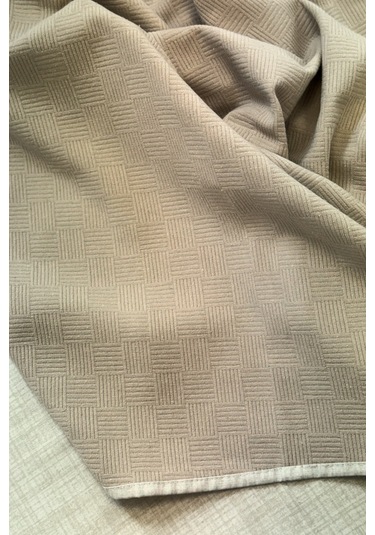 Alla Turca Çift Kişilik Doğal Pamuk Pike Sütlü Kahve Kahverengi