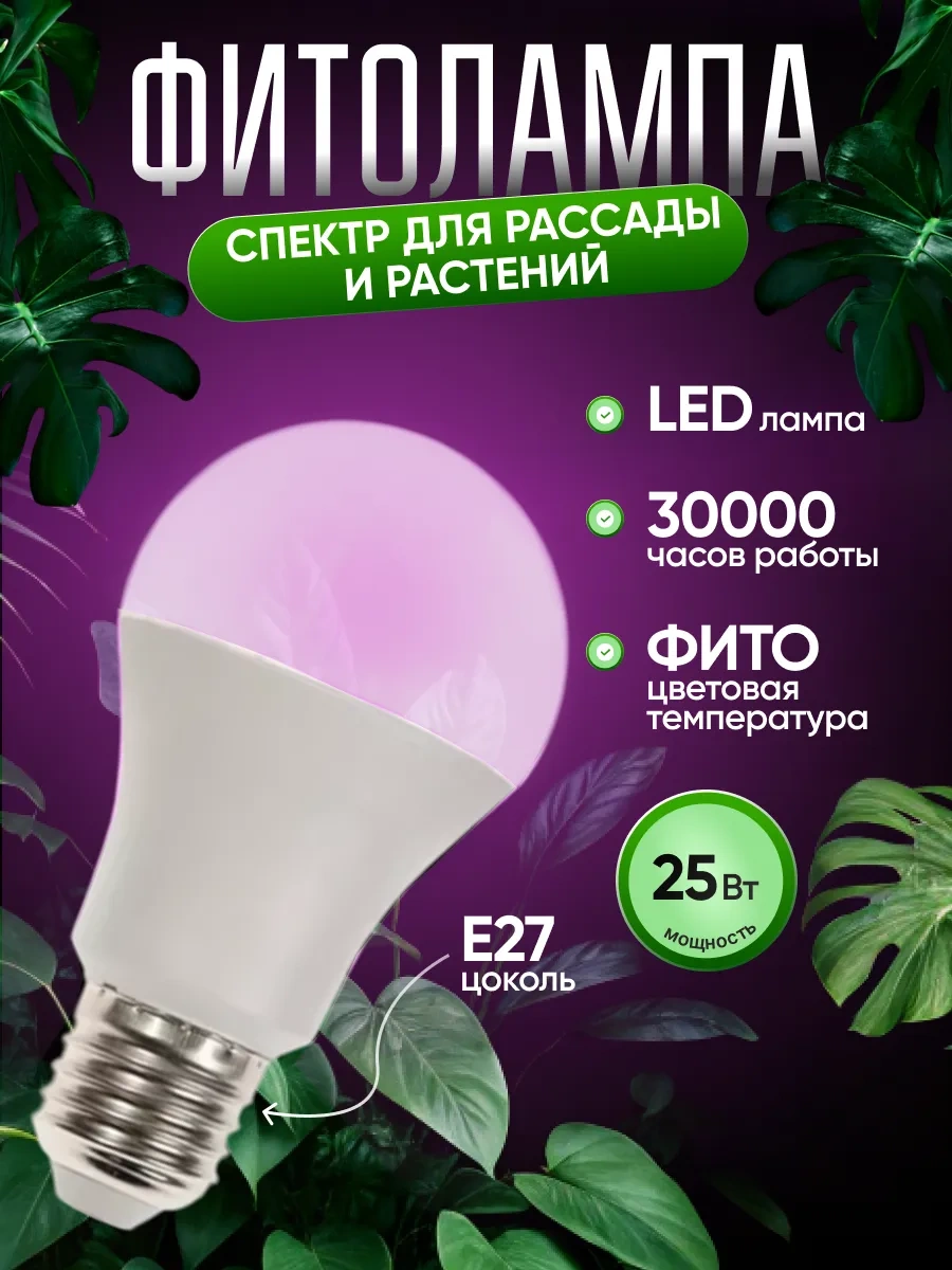 In Home Bitkiler Ve Fideler İçin Tam Spektrumlu Fitolamba Seti 25w 325779001 Diğer