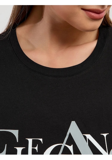 Huja Pamuklu Ev Kıyafeti Pantolonlu Pijama Takımı 320403157 Siyah