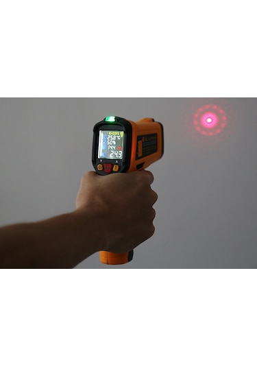 Peakmeter Pm6530D Dijital Infrared Termonetre ve Nem Ölçer