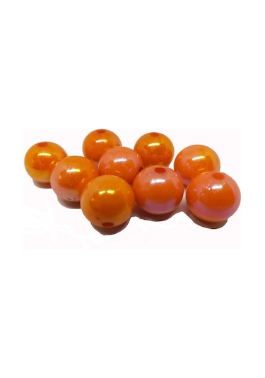 Amber Janjan Boncuk 14 Mm Dar Delik