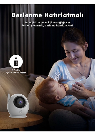 Blic Blm-34 4.3 Ekranlı Kablosuz Ip Bebek Kamerası - Gece Görüşü