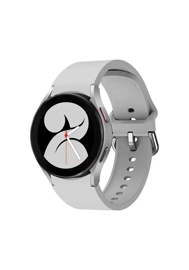 Newface Samsung Galaxy Uyumlu Watch 4 Klasik Kordon - Açık Gri