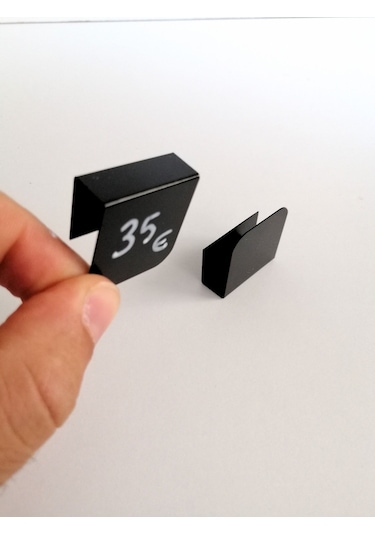 10 Adet Silinebilir Karatahta Etiket 10 Mm Kalınlığa Geçme Asma