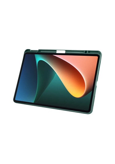 Xiaomi Uyumlu Mi Pad 5 / Mi Pad 5 Pro Kılıf Kalem Bölmeli Silikon Smart Cover Tablet Kılıfı