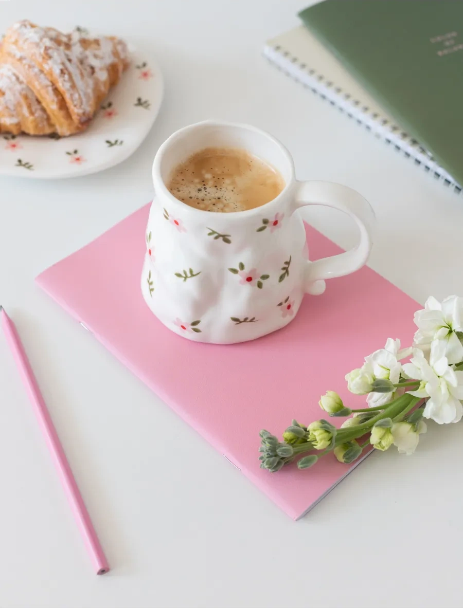 Perex Seramik Kupa, El Yapımı Kupa, Sevimli Kupa 330820637 Beyaz