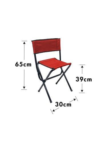 Gray Wolf Yaslanmalı Kamp Taburesi - Kırmızı Tb300 Kırımızı