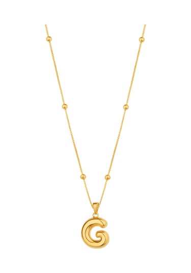 Taşsız Gümüş Tombul Harf - G Harfi Rose Gold