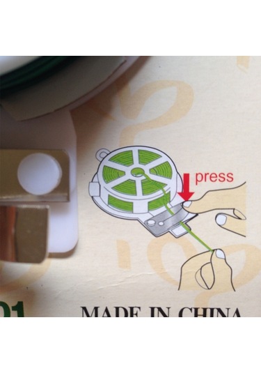 50m Bahçe Aksesuarları Aracı Paketi Plastik Çiçek Ahşap Kravat Çizgisi Twist Kravat Makarası Bitki Kesici İle Makara Bir Kesici