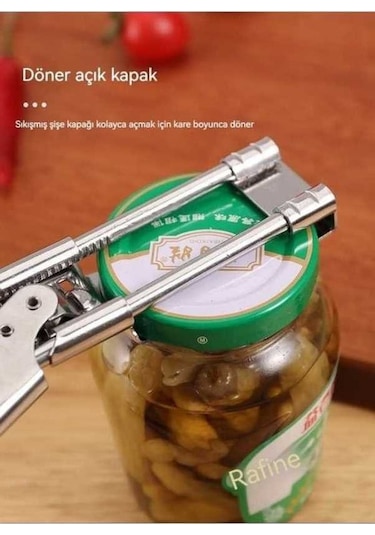 Didadodo Yeni Yaratıcı Şişe Açacağı - Paslanmaz Çelik, Ayarlanabilir, Uzun Saplı, Ev Kullanımı Diğer, Güvenli Açma Sistemi Diğer