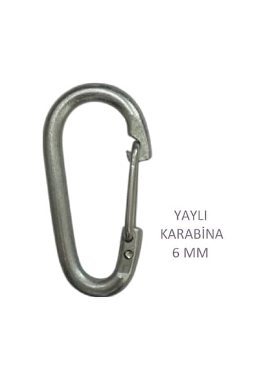 Karabina, Yaylı, 6 Mm, Askı, Çengel, Kanca, Anahtarlık