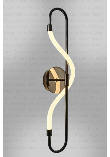 Yumuşak Boru Ledli Aplik Siyah Çok Renkli