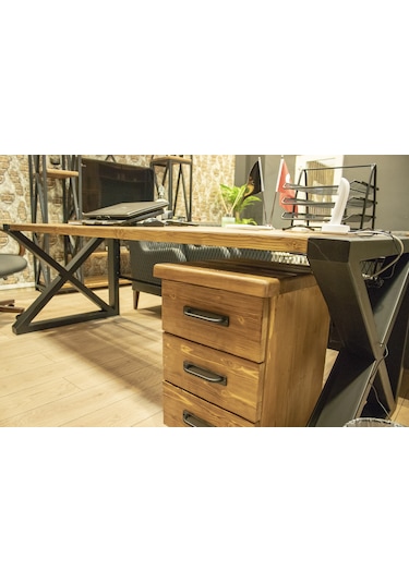 Masif Ahşap Keson Açık Ceviz