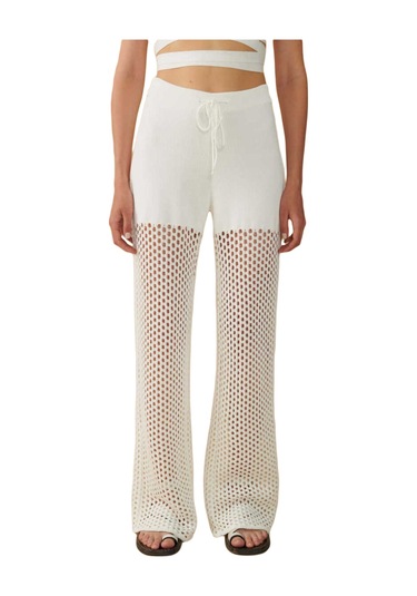 Pantolon Uniseks Beyaz Pantolon - W22s09d130pn Beyaz