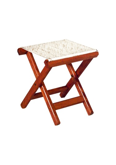 Bahçeme Kaş Katlanır Portatif Ahşap Bahçe Balkon Taburesi-