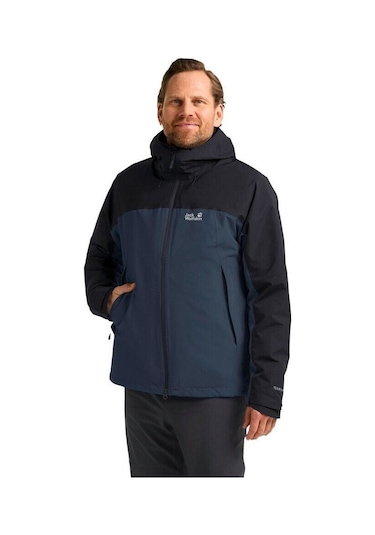Jack Wolfskin Jack Wolfskın Wıld Places 3ın1 Jkt M Erkek Midnight Sky Outdoor Ceketi A65257-c0412 Lacivert