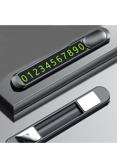 Araç İçi Numaratör Park Telefon Numarası Fosforlu Numaratör