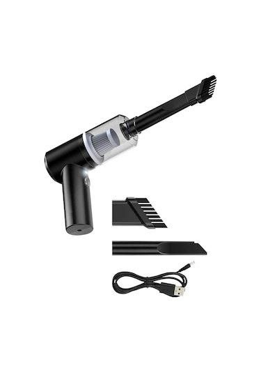 Mobee Yeni Nesil Şarjlı Kablosuz Vakumlu El Araba Süpürgesi Araç Ev Ofis Süpürgesi 3 İn 1