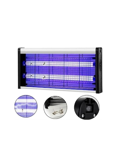 Elektrikli Uv Sivrisinek Öldürücü Zincirli Askılı 4+4 W