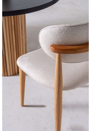 Petra Modern Yemek Masası Takım 4 Sandalye Antresit