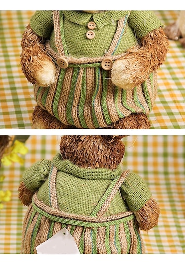 Suntek Tavşan Heykeli Bahçe Dekor Paskalya Tavşanı Heykelcik