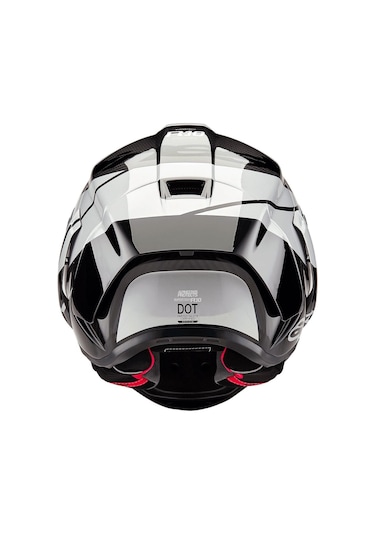 Alpinestars Supertech R10 Carbon Element Spor Motosiklet Kaskı Siyah Gümüş