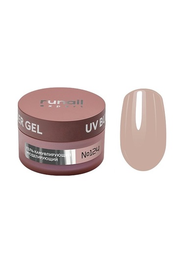 Runail Expert Protez Tırnak Jeli Uv Gel Nude Pembe Bej 15gr. 124