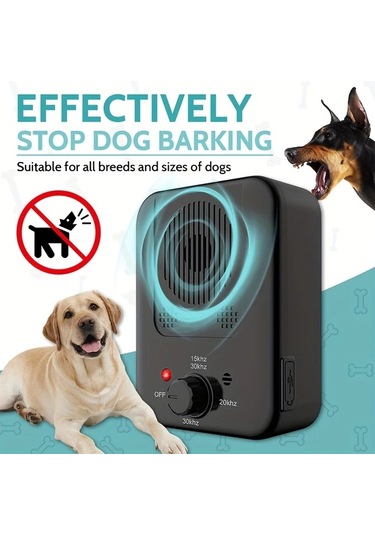 Willowhaven K4 Siyah Model 3 Modlu Ses Dalgası Teknolojili Köpek Havlama Önleyici İç Ve Dış Mekan