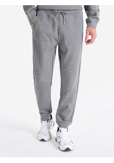 Colins Rahat Kesim Orta Bel Antrasit Erkek Eşofman Altı Antra Melanj