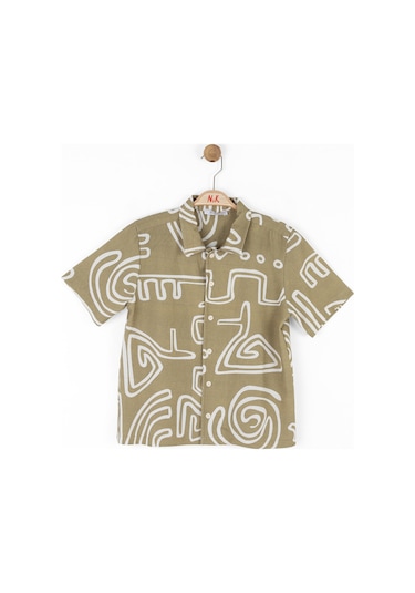 Nk Kids Turtle Erkek Çocuk Gömlek 48365 Yeşil
