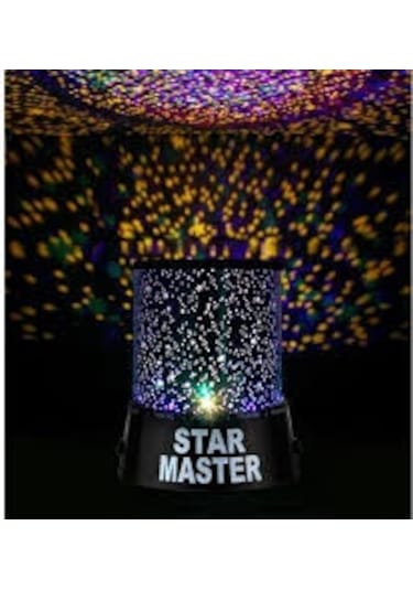 Star Master Projeksiyon  Gece Lambası Çok Renkli
