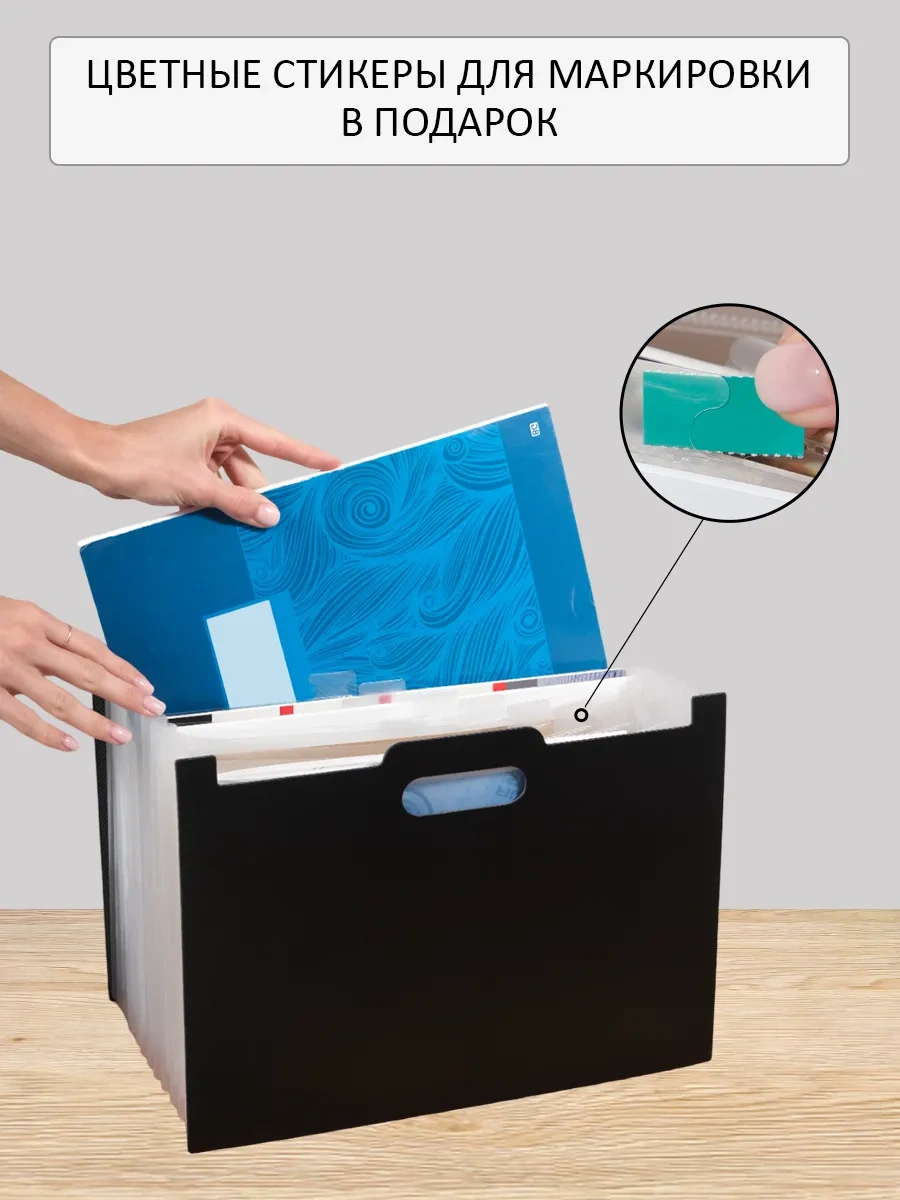 Leseven Masaüstü Belge Saklama Düzenleyici A4 239100505 Siyah