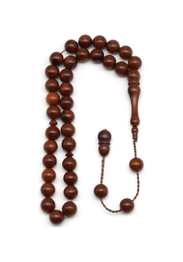 Alibaba Doğaltaş İznik Kuka Ağacı Tesbih 8 Mm Küre Kesim