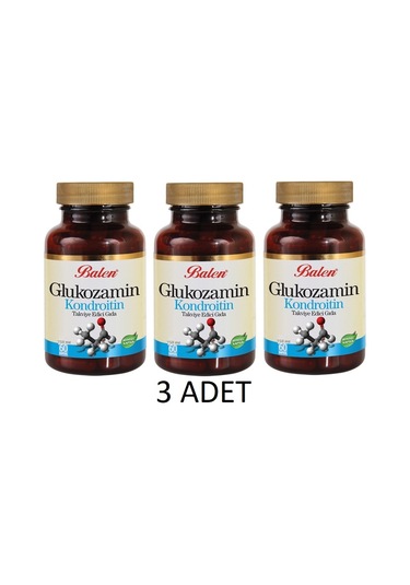 3 Adet Balen Glukozamin Kondroitin 603 180 Kapsül - 750 MG