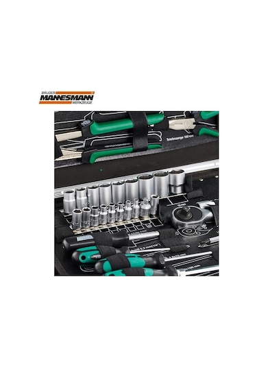 Mannesmann 29075 Alüminyum Takım Çantalı Alet Seti. 108 Parça