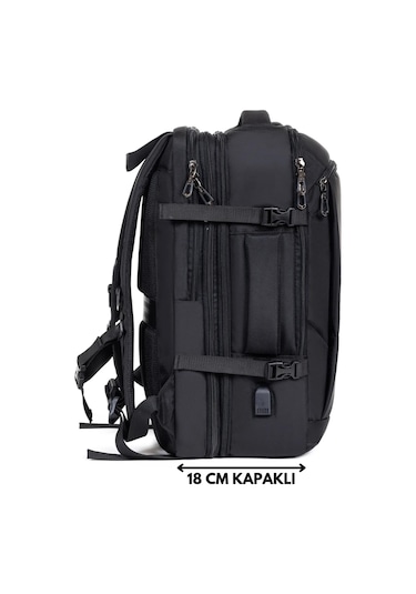 Laptop Sırt Çantası 15.6 İnç Tam Körüklü Usb Bölmeli 8683255013500