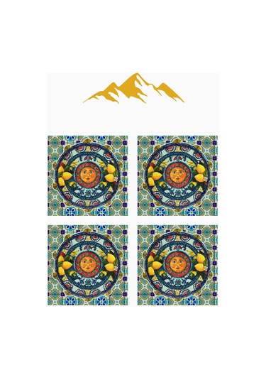 Dijital Baskılı Yumuşak Dokulu 4 Lü Kırlent Kılıfı Takımı 43x43 Cm Krl0069 Renkli