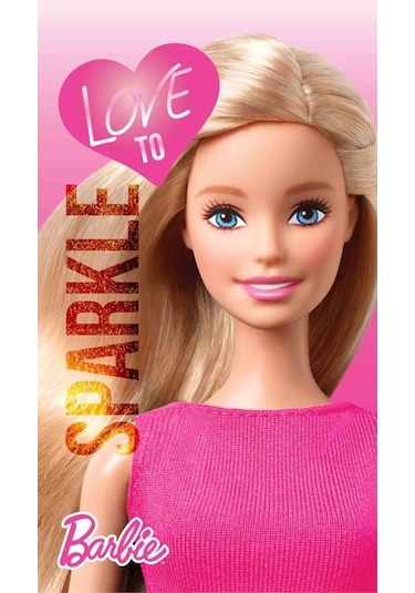 Taç Lisanslı Çocuk Halısı Barbie Sparkle 80X140 Çok Renkli