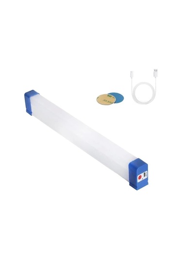 Powermaster Bk-300 Mıknatıslı Şarjlı 3 Modlu Solar Beyaz Lamba 32 Cm Çok Renkli