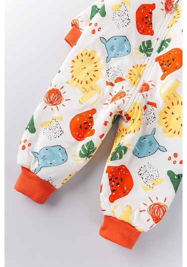 Sevimli Dostlar Figürlü Unisex Çocuk Uyku Tulumu 001