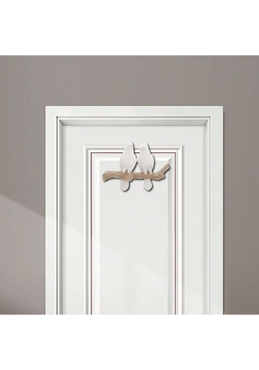 Pazly Suntek Robe Reçine Monte Kuşlar Kanca Duvara Coat Ağaç 2-kuş Ns Diğer